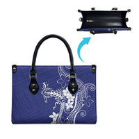 Blue Hawaii Leather Bag Hammerhead Shark Tattoo Curve Polynesian LT14 - Polynesian Pride