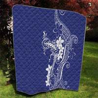 Blue Hawaii Quilt Hammerhead Shark Tattoo Curve Polynesian LT14 - Polynesian Pride