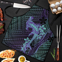 Purple Paradise Hawaii Apron Hammerhead Shark Tattoo Curve Polynesian LT14 Purple - Polynesian Pride
