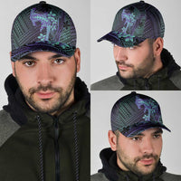Purple Paradise Hawaii Classic Cap Hammerhead Shark Tattoo Curve Polynesian LT14 - Polynesian Pride