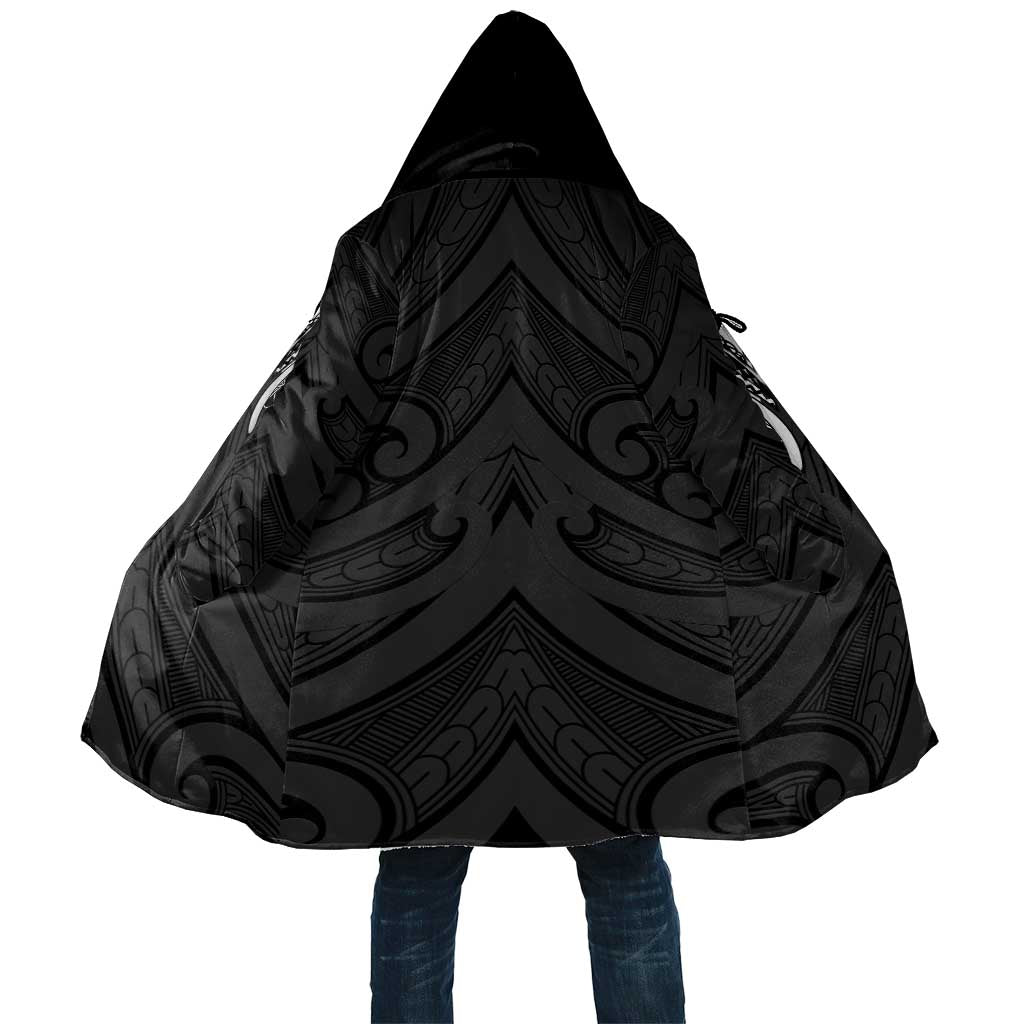 Poutama Korowai New Zealand Cloak Aotearoa Maori Tattoo LT14 Unisex Black - Polynesian Pride