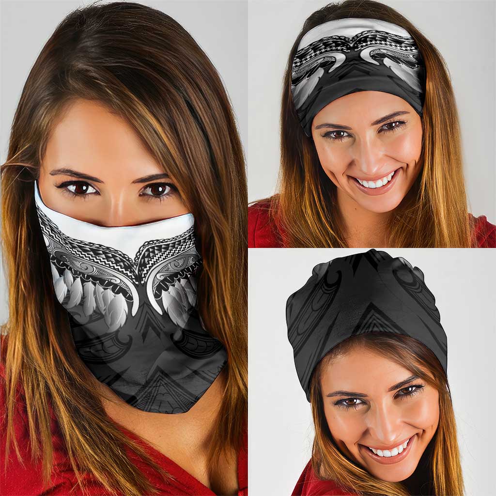 Poutama Korowai New Zealand Neck Gaiter Aotearoa Maori Tattoo LT14 - Polynesian Pride