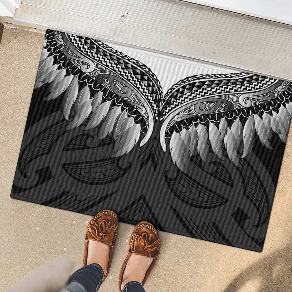 Poutama Korowai New Zealand Rubber Doormat Aotearoa Maori Tattoo LT14 - Polynesian Pride