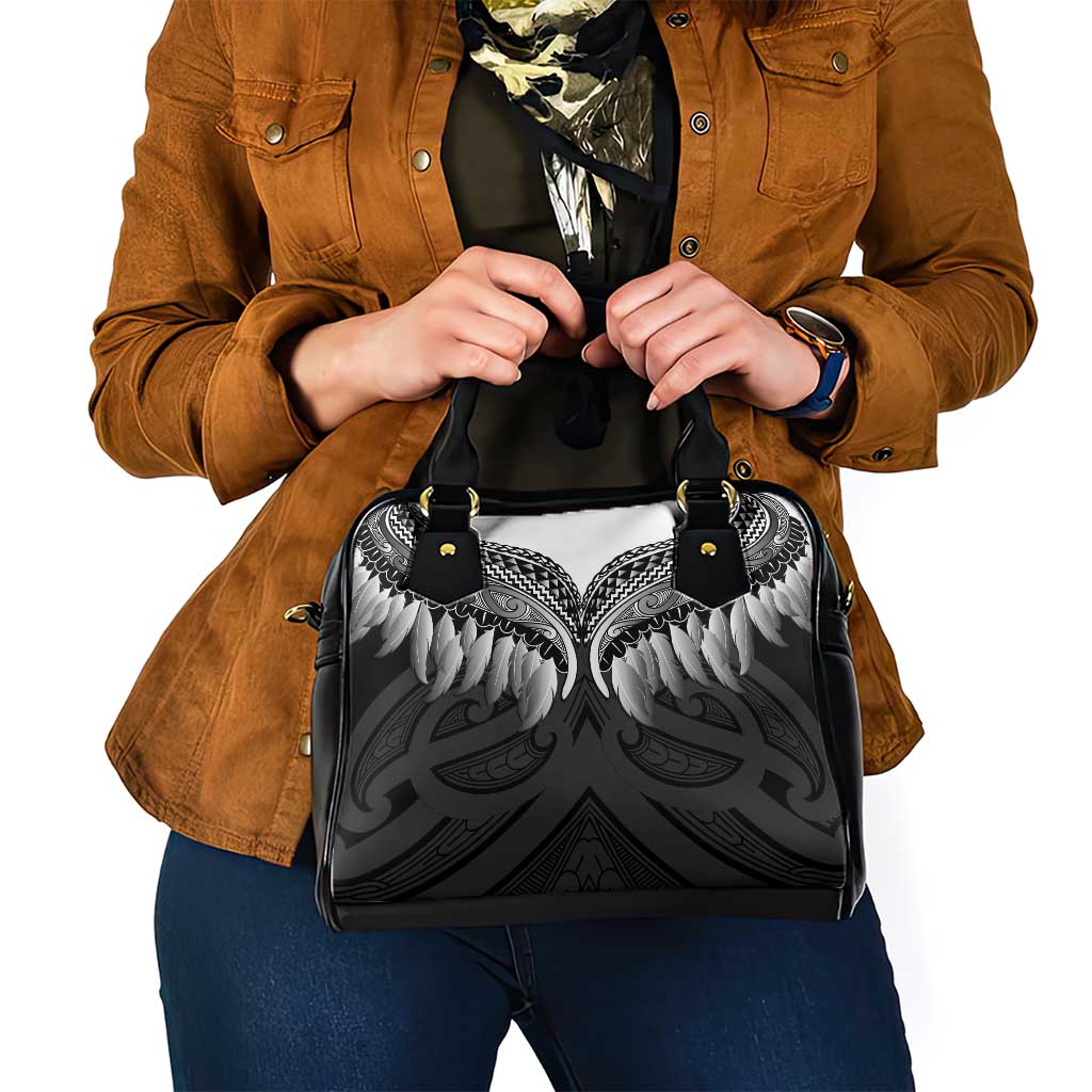 Poutama Korowai New Zealand Shoulder Handbag Aotearoa Maori Tattoo LT14 - Polynesian Pride