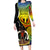 personalised-vanuatu-tafea-day-family-matching-long-sleeve-bodycon-dress-and-hawaiian-shirt-coat-of-arms-mix-tropical-flowers