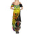 personalised-vanuatu-tafea-day-family-matching-summer-maxi-dress-and-hawaiian-shirt-coat-of-arms-mix-tropical-flowers