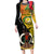 personalised-vanuatu-torba-day-family-matching-long-sleeve-bodycon-dress-and-hawaiian-shirt-coat-of-arms-mix-tropical-flowers