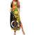 personalised-vanuatu-torba-day-family-matching-summer-maxi-dress-and-hawaiian-shirt-coat-of-arms-mix-tropical-flowers