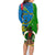 personalised-vanuatu-malampa-day-family-matching-long-sleeve-bodycon-dress-and-hawaiian-shirt-coat-of-arms-mix-tropical-flowers