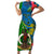 personalised-vanuatu-malampa-day-short-sleeve-bodycon-dress-coat-of-arms-mix-tropical-flowers