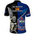 New Zealand And Samoa Rugby Polo Shirt All Black Tiki Fern Mix Manu Samoa 2023 World Cup LT14 - Polynesian Pride