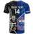 Custom New Zealand And Samoa Rugby T Shirt All Black Tiki Fern Mix Manu Samoa 2023 World Cup LT14 - Polynesian Pride