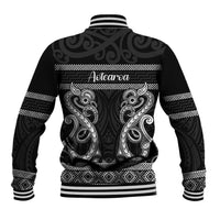 Kia Ora New Zealand Baseball Jacket Maori Language Week Pango Taniko Motif LT14 - Polynesian Pride