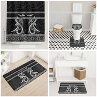 Kia Ora New Zealand Bathroom Set Maori Language Week Pango Taniko Motif LT14 - Polynesian Pride