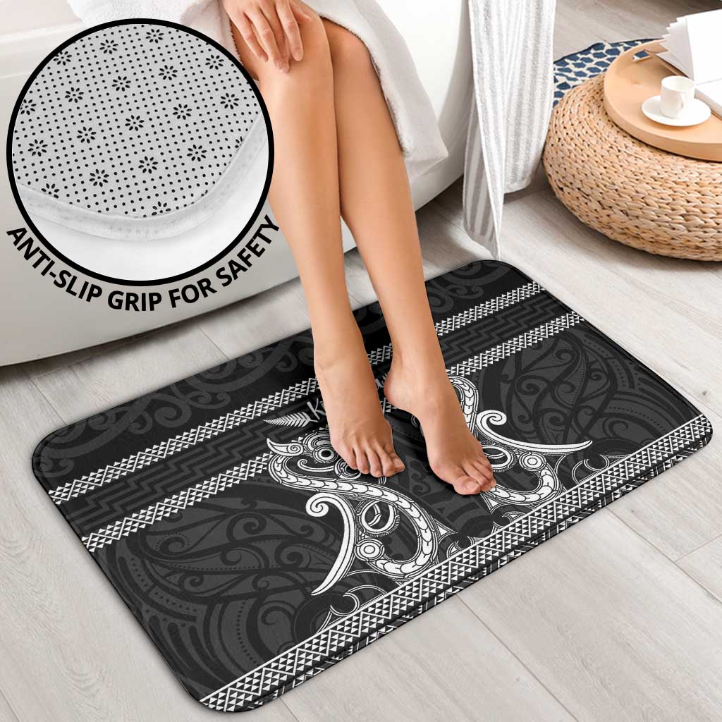 Kia Ora New Zealand Bathroom Set Maori Language Week Pango Taniko Motif LT14 - Polynesian Pride