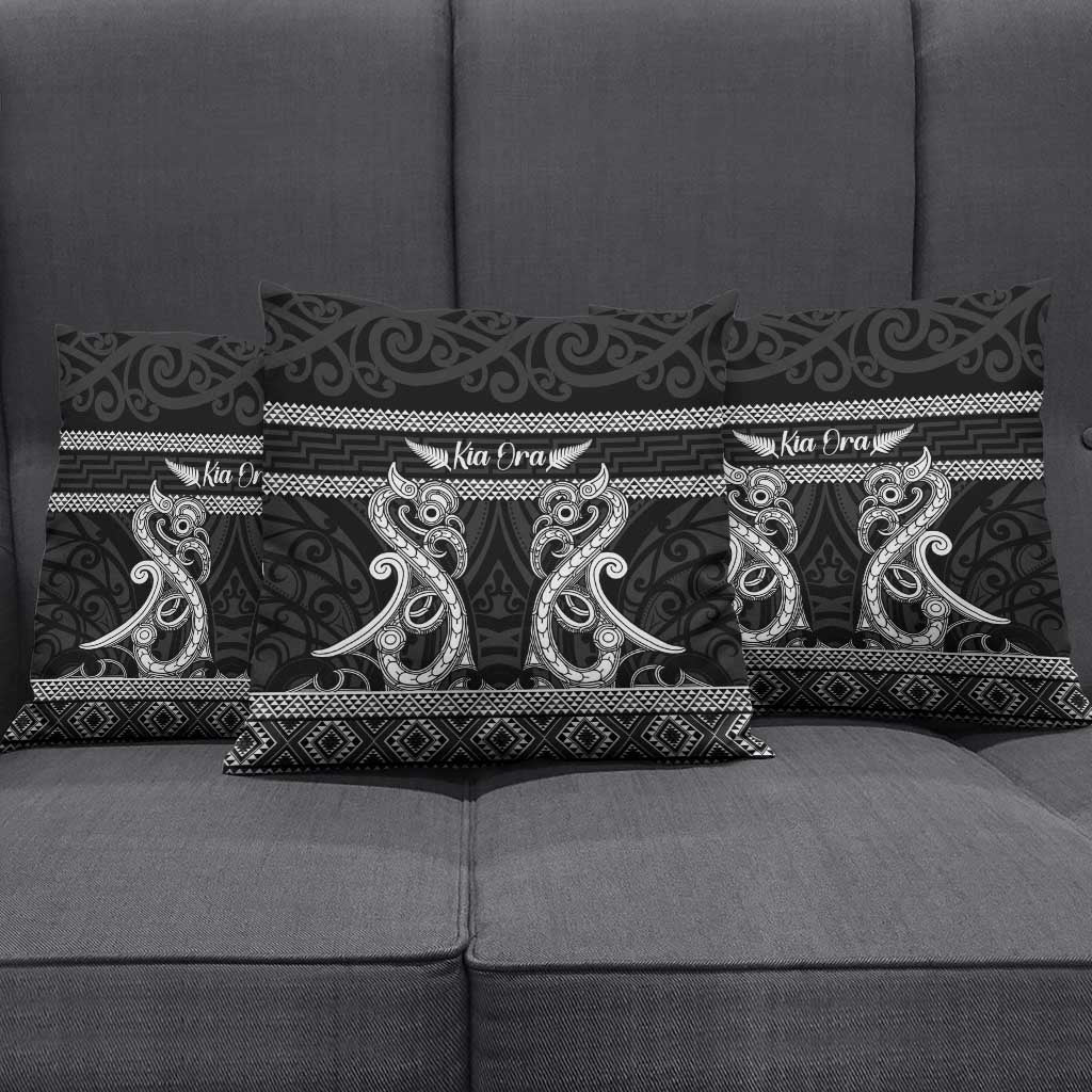 Kia Ora New Zealand Pillow Cover Maori Language Week Pango Taniko Motif LT14 - Polynesian Pride