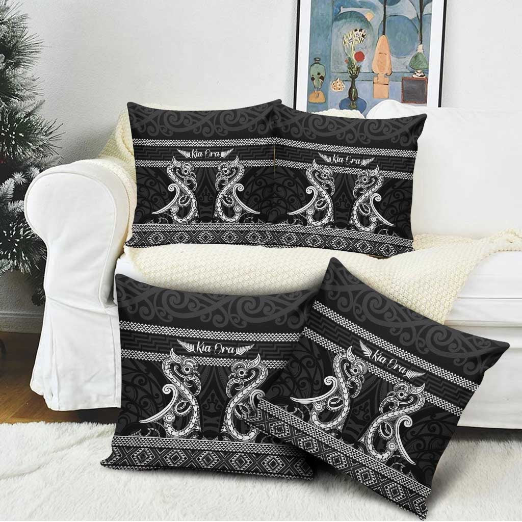 Kia Ora New Zealand Pillow Cover Maori Language Week Pango Taniko Motif LT14 - Polynesian Pride