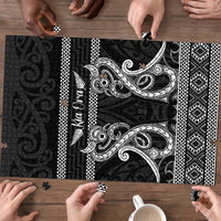 Kia Ora New Zealand Puzzle Maori Language Week Pango Taniko Motif LT14 - Polynesian Pride