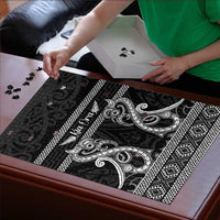 Kia Ora New Zealand Puzzle Maori Language Week Pango Taniko Motif LT14 - Polynesian Pride
