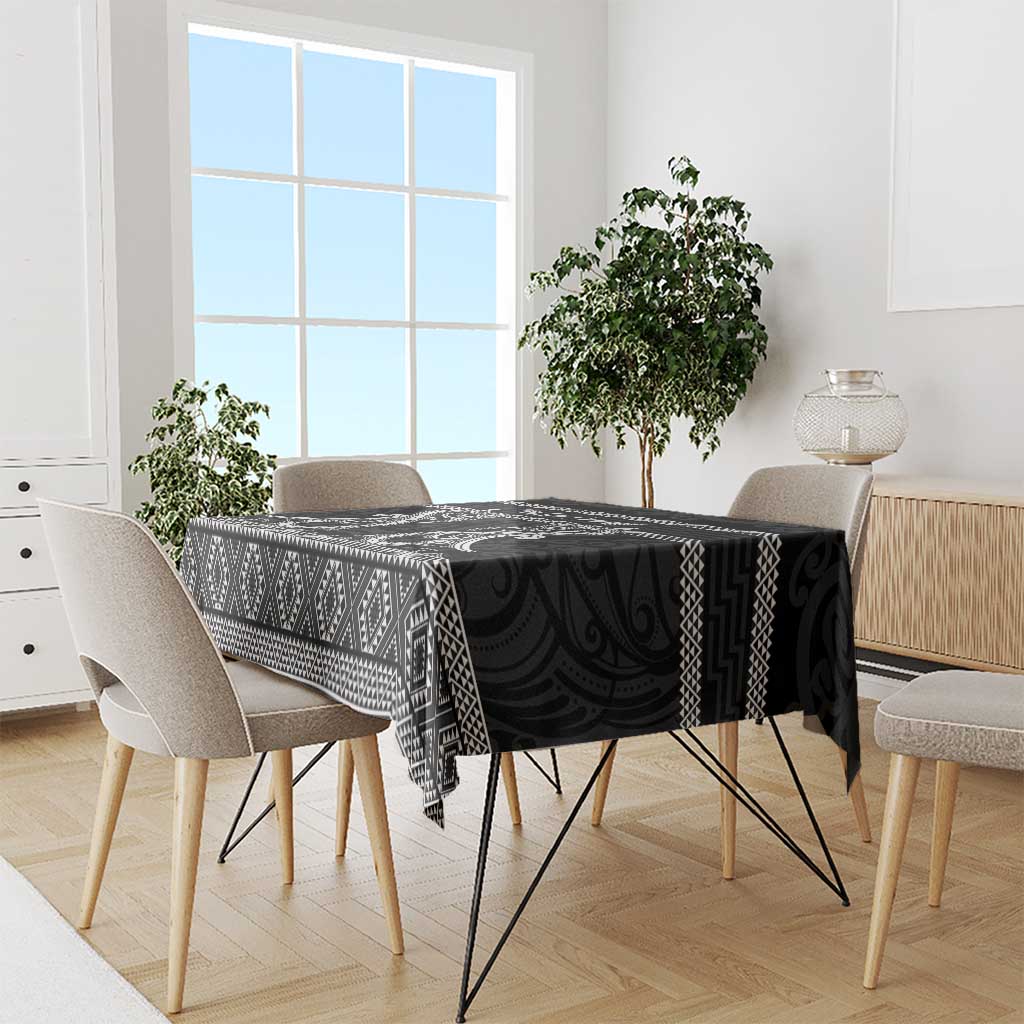 Kia Ora New Zealand Tablecloth Maori Language Week Pango Taniko Motif LT14 - Polynesian Pride