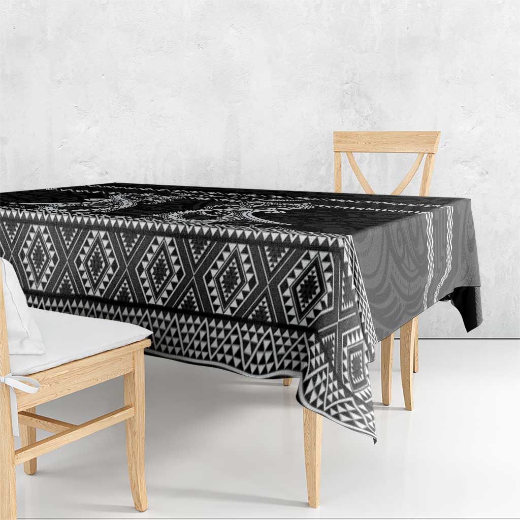 Kia Ora New Zealand Tablecloth Maori Language Week Pango Taniko Motif LT14 - Polynesian Pride