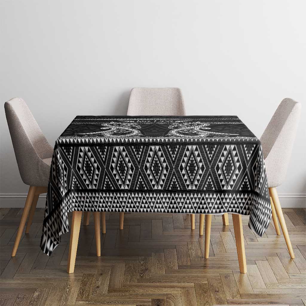 Kia Ora New Zealand Tablecloth Maori Language Week Pango Taniko Motif LT14 - Polynesian Pride