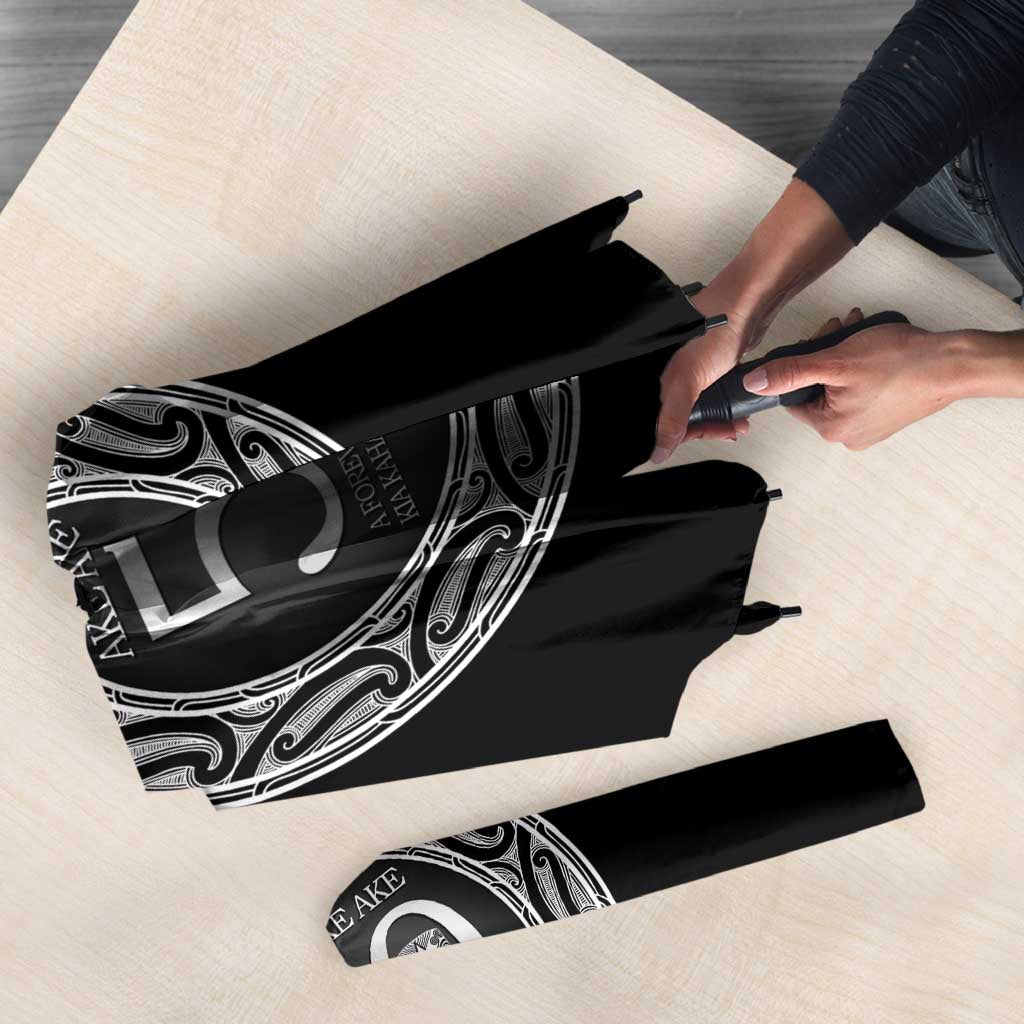 Kia Kaha Te Reo Maori New Zealand Umbrella 50th Anniversary Ake Ake Ake LT14 - Polynesian Pride