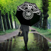 Kia Kaha Te Reo Maori New Zealand Umbrella 50th Anniversary Ake Ake Ake LT14 - Polynesian Pride