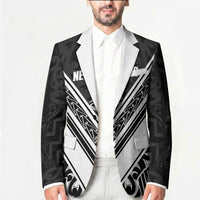 New Zealand Silver Fern Rugby Custom Blazer Go Wheel Kiwi Maori Pattern LT14 - Polynesian Pride
