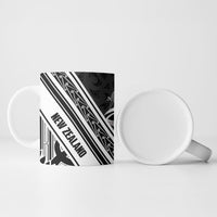 New Zealand Silver Fern Rugby Custom Ceramic Mug Go Wheel Kiwi Maori Pattern LT14 - Polynesian Pride