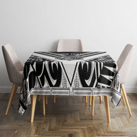 New Zealand Silver Fern Rugby Custom Tablecloth Go Wheel Kiwi Maori Pattern LT14 - Polynesian Pride