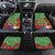 Kakapo New Zealand Christmas Car Mats Meri Kirihimete Pohutukawa - Green Color