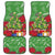 Kakapo New Zealand Christmas Car Mats Meri Kirihimete Pohutukawa - Green Color