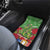 Kakapo New Zealand Christmas Car Mats Meri Kirihimete Pohutukawa - Green Color