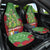 Kakapo New Zealand Christmas Car Seat Cover Meri Kirihimete Pohutukawa - Green Color