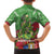 Kakapo New Zealand Christmas Family Matching Summer Maxi Dress and Hawaiian Shirt Meri Kirihimete Pohutukawa - Green Color