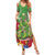 Kakapo New Zealand Christmas Family Matching Summer Maxi Dress and Hawaiian Shirt Meri Kirihimete Pohutukawa - Green Color