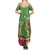 Kakapo New Zealand Christmas Family Matching Summer Maxi Dress and Hawaiian Shirt Meri Kirihimete Pohutukawa - Green Color