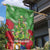 Kakapo New Zealand Christmas Garden Flag Meri Kirihimete Pohutukawa - Green Color