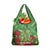 Kakapo New Zealand Christmas Grocery Bag Meri Kirihimete Pohutukawa - Green Color