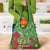 Kakapo New Zealand Christmas Grocery Bag Meri Kirihimete Pohutukawa - Green Color