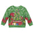 Kakapo New Zealand Christmas Kid Ugly Christmas Sweater Meri Kirihimete Pohutukawa - Green Color