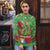 Kakapo New Zealand Christmas Ugly Christmas Sweater Meri Kirihimete Pohutukawa - Green Color