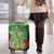 Kakapo New Zealand Christmas Luggage Cover Meri Kirihimete Pohutukawa - Green Color