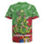 Kakapo New Zealand Christmas Rugby Jersey Meri Kirihimete Pohutukawa - Green Color