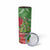 Kakapo New Zealand Christmas Skinny Tumbler Meri Kirihimete Pohutukawa - Green Color