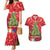 Kakapo New Zealand Christmas Couples Matching Mermaid Dress and Hawaiian Shirt Meri Kirihimete Pohutukawa - Red Color