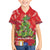 Kakapo New Zealand Christmas Family Matching Off Shoulder Short Dress and Hawaiian Shirt Meri Kirihimete Pohutukawa - Red Color