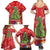 Kakapo New Zealand Christmas Family Matching Summer Maxi Dress and Hawaiian Shirt Meri Kirihimete Pohutukawa - Red Color