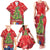 Kakapo New Zealand Christmas Family Matching Tank Maxi Dress and Hawaiian Shirt Meri Kirihimete Pohutukawa - Red Color